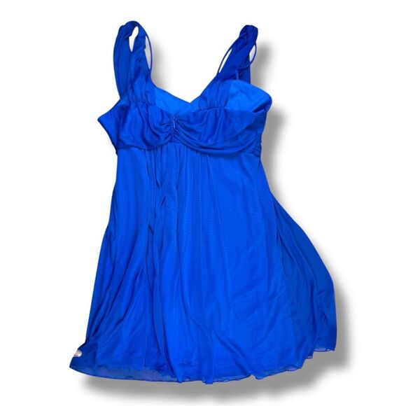 DFI Los Angeles Royal Blue Goddess Dress Sz 2X - Picture 4 of 10